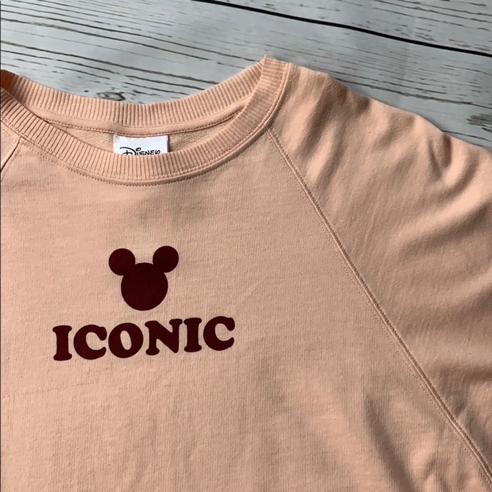 Disney Iconic Cropped Sweatshirt